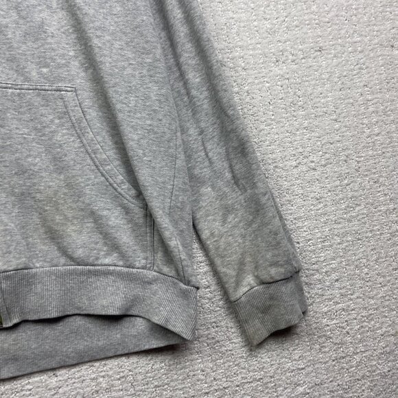 Y2K DC Shoes Full Zip Hoodie Men S Logo Gray Purple Skateboarding Grunge Read - Picture 3 of 16